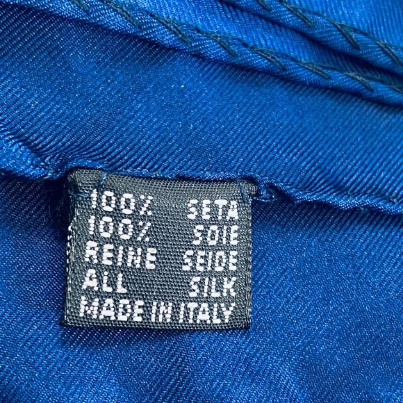 VINTAGE PIERRE BALMAIN SILK SCARF - Picture 2 of 4